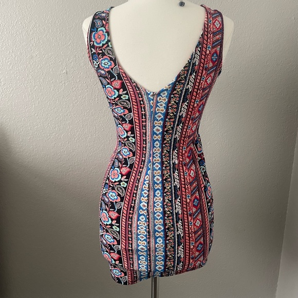 Ambience Multi Color Mini Dress - Picture 2 of 5